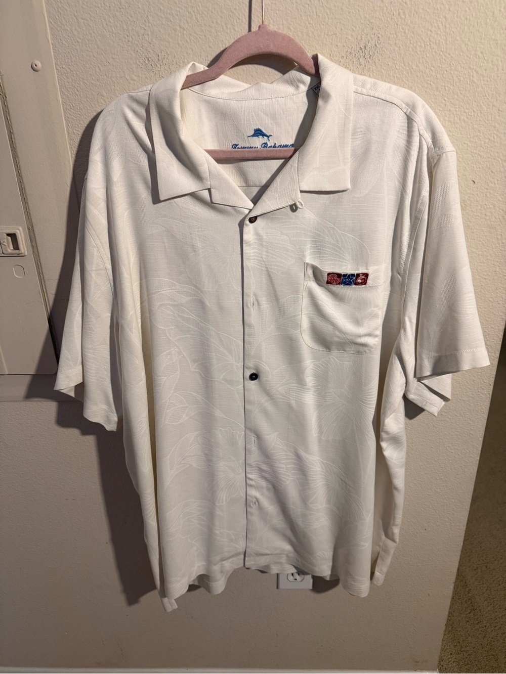 Tommy Bahama Stars & Stripes Forever Silk Camp Shirt USA Patriotic XXL